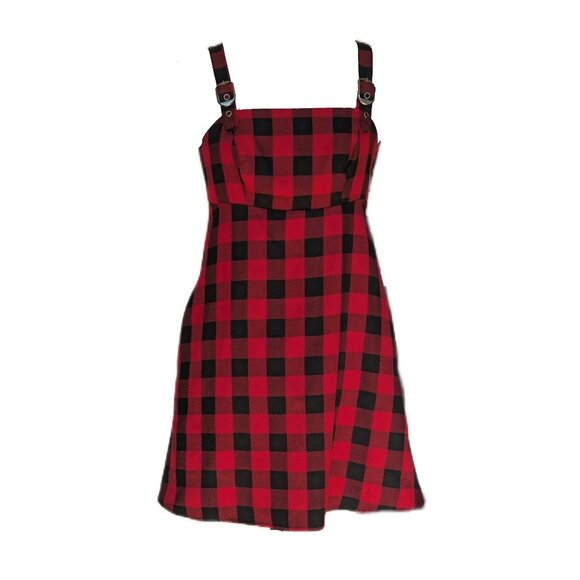 Hot Topic Plaid Mini Dress - Picture 1 of 5